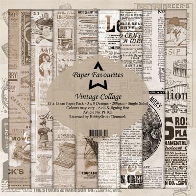 Dixi Craft Designpapier Paper Pack - Vintage Collage